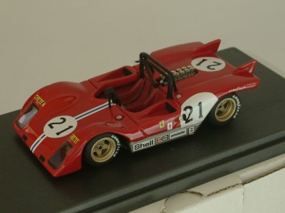 Ferrari 312 P #21 NART Racing Team 24 Hrs Daytona 1972 - Built 1:43